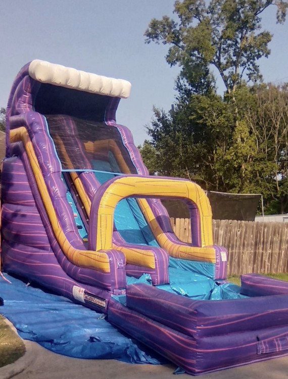 20’ Purple Crush Water Slide