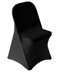 Black Chair Covers for Tan Metal Chairs